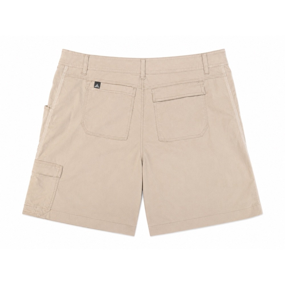 prAna Stretch Zion Cargo‎ Hiking Shorts Beige Outdoor Trail Men's Size 37 - Picture 2 of 3